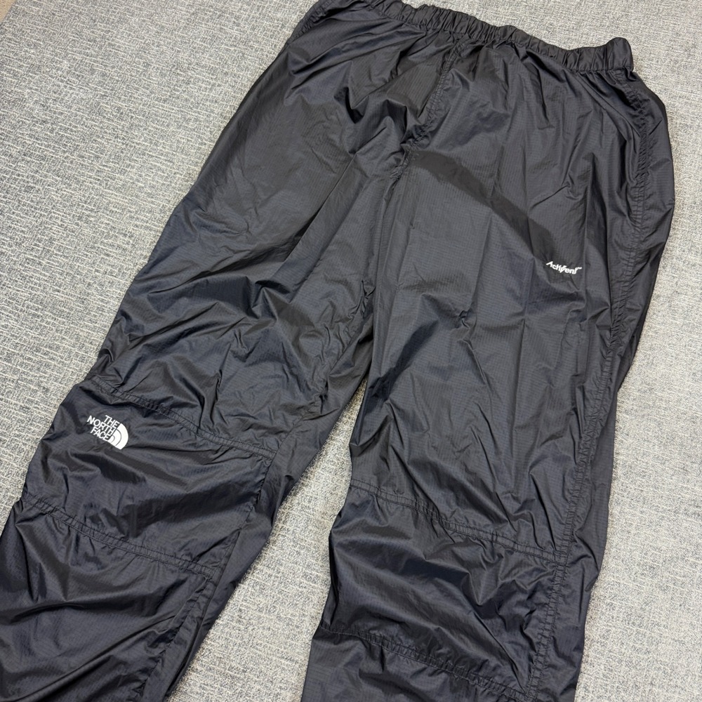 The North Face Pants Mens Large Black Activent Rain Ripstop Nylon Hiking Outdoor